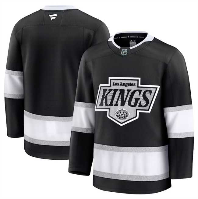 Men%27s Los Angeles Kings Custom Black 2024-25 Home Stitched Hockey Jersey->customized nhl jersey->Custom Jersey